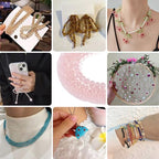 6 Strands Transparent Faceted Glass Beads 3/4/6/8mm Crystal Rondelle Glass Loose Spacer Beads for DIY Bracelet Necklace Wristband Keychain Jewelry Craft Making 2.3~8x2~6mm, Pink - color: 3/4/6/8mm-Pink