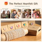 Double Layer Pearl Heart Bracelets for Women, Cubic Zirconia Charm Jewelry, Adjustable Gold Silver Stackable Bracelet Jewelry Set Birthday Gift for Mom Daughter Wife - color: Silver-Pink