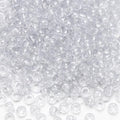 IOOLEEM Clear Glitter Pony Beads,1200pcs Beads for Bracelets Making & Hair braiding, Kandi Friendship Bracelets & Jewelry Making. - color: Clear Glitter