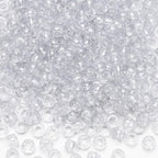 IOOLEEM Clear Glitter Pony Beads,1200pcs Beads for Bracelets Making & Hair braiding, Kandi Friendship Bracelets & Jewelry Making. - color: Clear Glitter