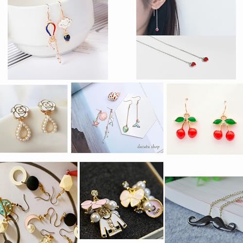 300PCS 925 Sterling Silver Earring Hooks, Gold Earring Hooks, Stainless Steel Ear Wires Fish Hook, Hypoallergenic Earring Making kit with Clear Silicone Backs Stoppers and Jump Rings(Gold and Silver)