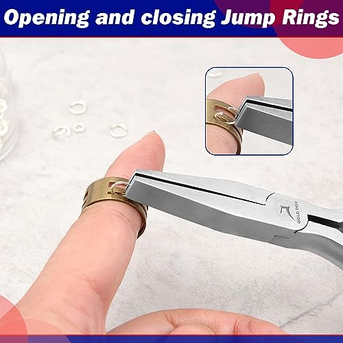 Flat Nose Pliers - Duck Bill Precision Pliers with Smooth Jaws for Jewelry Making, Wire Bending & Small Object Gripping - style: Flat Nose Pliers With Smooth Jaw