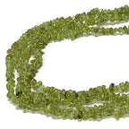PLTbeads 5-8mm Natral Healing Gemstone Waist Bracelets Necklace Kit Irregular Stone DIY Crafts Design Jewelry Making 1 Strand per Bag Approxi 34 inch (Green Peridot Chips) - color: Green Peridot Chips