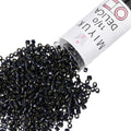 Miyuki Delica Seed Beads – Size 11/0 (1.6 mm), DB2192, Duracoat Montana Silver Lined Dyed, 7.2 g, Approx. 1440 Beads, Made in Japan - color: DB2192 - Duracoat Montana Silver Lined Dyed