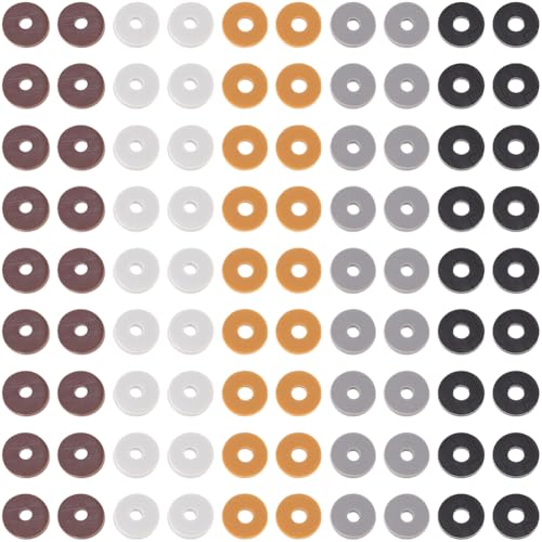SUNNYCLUE 1 Box 3600pcs 6mm Brown Clay Beads Clay Spacer Beads Black Bronze White Polymer Flat Round Heishi Disc Slice Loose Spacers Bulk for Jewelry Making Supplies Adults Bracelets Adults Gifts - style: Style 6