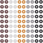 SUNNYCLUE 1 Box 3600pcs 6mm Brown Clay Beads Clay Spacer Beads Black Bronze White Polymer Flat Round Heishi Disc Slice Loose Spacers Bulk for Jewelry Making Supplies Adults Bracelets Adults Gifts - style: Style 6