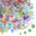 MECCANIXITY 15/0 11/0 8/0 6/0 Glass Seed Beads 1.5mm/2mm/3mm/4mm Loose Seed Beads for Jewelry Earring Bracelet Craft Making, 5888PCS, Colorful - color: Colorful