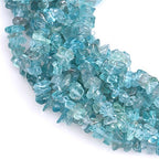 HAAMIIQII 4-6mm Natural Apatite Chip Beads Irregular Chip Stones Loose Gemstone Beads for Jewelry Making Strand 30 Inch - color: Apatite