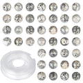 4mm 200pcs Natural Stone Round Beads Map Jasper Genuine Stone Beading Loose Gemstone DIY Charm Smooth Beads for Bracelets Necklaces Earrings Hole Size 1mm (Map Jasper 4mm) - color: Map Jasper, size: 4mm
