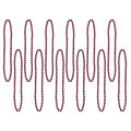 Party Beads - Small Round - size: 12-Pack, style: Maroon (12-Pack)