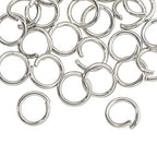 DanLingJewelry 1000 pcs 304 Stainless Steel 19 Gauge Open Jump Rings 7mm for Jewelry Making Connectors Jewelry Finding Stainless Steel Color - color: 1000 pcs - ф7mm δ 1mm