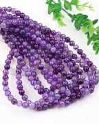 Natural Stone Beads 8mm Polished Round Smooth Gemstone Beads for Jewelry Making Supplies 15 Inch(45 Beads) (Purple Dragon Pattern) - color: Purple Dragon Pattern-45pcs