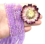 3mm4mm 1100pcs 800pcs Bicone Beads Crystal Glass Faceted Beads for Necklace Bracelet Earrings DIY Jewelry Crafts Making Project (3mm Lavender PAB) - color: 3mm Lavender PAB