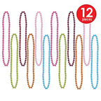 Party Beads - Small Round - size: 12-Pack, style: Bright (12-Pack)