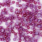9000pcs 4mm Half Round Pearl Beads Mixed 15 Colors Cabochon Flatback Gem DIY Scrapbooking Shoes Phone Nail Art Making Crafts Material - size: 4mm 9000pcs