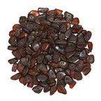 Garnet Pre Drilled Crystal Crushed Chips Beads for Bracelets Making, DIY Handmade Natural Healing Crystals (25 Inch Strand) - color: Garnet