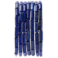 Natural Lapis Lazuli Cylinder Tube Beads 4x13mm 38cm/str Loose Semi Gemstone Stone Beads for Making Bracelets Necklace Earrings - color: Lapis Lazuli, size: 4x13mm Cylinder