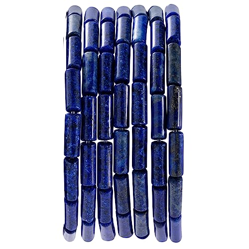 Natural Lapis Lazuli Cylinder Tube Beads 4x13mm 38cm/str Loose Semi Gemstone Stone Beads for Making Bracelets Necklace Earrings - color: Lapis Lazuli, size: 4x13mm Cylinder