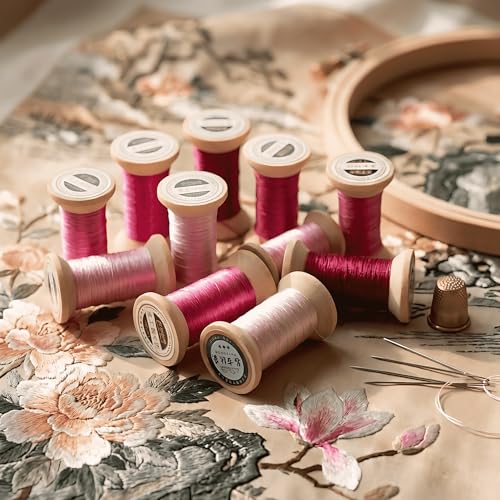 Natural 100% Mulberry Handmade Embroidery Silk Thread Silk Floss (39) - color: 39