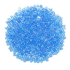 uxcell 2000 Pcs Glass Seed Beads Bulk, 1.5mm Mini Glass Bugle Beads for DIY Earrings, Necklaces, Bracelets, Jewelry Making, Light Blue - color: Light Blue, size: 1.5mm