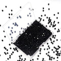 1000pcs Crystal Glass Beads 4mm Bulk Faceted Bicone Spacer Beads for DIY Jewelry Making - color: black, size: 4mm