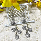 Heather's cf Silver Sea Charms – Antique Pendants, Non-Tarnish, Lead-Free & Nickel-Free, Bulk Ocean Animal Charms for DIY Jewelry, Bracelets, Necklaces, Earrings, Beach Craft Supplies (Sea Animals) - color: Seashell Scallop - 90 Pc