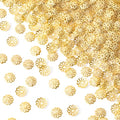 ANCIRS 600pcs 9mm Spacer Beads Caps for Jewelry Making, Metal Hollow Flower Bead Caps for Bracelet Necklace- Gold - color: Gold-600pcs-9mm