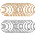 32 Pieces Twisted Cable Wire Bracelet Stylish Fine Stainless Steel Open Cuff Bracelets Mixed 3mm Thin Adjustable Expandable Elastic Bangle Bracelets for Women DIY Jewelry Making Christmas Day Gift