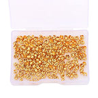 BEADIA 18K Gold Plated Open Crimp Beads Non Tarnish 3.6mm 300pcs for Jewelry Making Findings - color: Open Crimp Beads Gold, size: 3.6mm