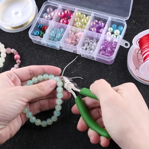 SPEEDWOX 4-Inch Mini Diagonal Cutting Pliers with Wire Stripping Holes for Jewelry Making and Crafting - style: Diagonal Pliers with Stripping Hole