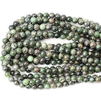 45PCS 8mm Natural Chrysoprase Round Loose Beads for Jewelry Making 1 Strand 15" - color: Chrysoprase, size: 8mm