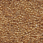 Metallic Miyuki Seed Bead Mix, Size 8/0, Galvanized Silver, Galvanized Gold and Black Opaque