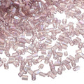 uxcell 1400Pcs Glass Bugle Beads, 1.9x1.5mm Tube Mini Loose Glass Seed Spacer Bead for DIY Earrings Necklaces Bracelets Jewelry Making (Purple) - color: Purple, size: 1.9x1.5mm