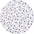 100Pcs Letter Beads - 4x7mm White Round Acrylic Alphabet Beads for Jewelry Making DIY Bracelets, Necklaces & Key Chains - color: Y 100Pcs