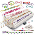 Chilpals Friendship Bracelet Making Kit for Girls 8-12, DIY String Bracelet Maker & Jewelry Craft Kits - Innovative Leg-Strap Design, Birthday Gifts Ideas for Kids Ages 7 8 9 10 Year Old (White) - color: White
