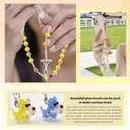 TOAOB 1000pcs Briolette Crystals Glass Beads 4mm 6mm 8mm Rondelle Faceted Spacer Beads Yellow Loose Beads for Bracelets Necklace Earrings Jewelry Making - color: Yellow