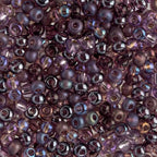 John Bead Czech Glass Seed Beads 6/0 (100g) Amethyst Mix Beads for DIY Art Crafts Jewelry Bracelets Necklaces Earrings Making - color: Amethyst Mix