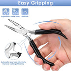 Billbotk Chain Nose Pliers For Jewelry Making, Flat Nose Jewelry Pliers, Craft Pliers For Jewelry Making - style: Chain Nose Pliers