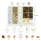 Basigeese Jewelry Making Supplies Kit Natural Stone Beads for Irregular Gemstone Beading with for DIY Craft Bracelet Necklace Earrings for Adults (Yellow Tiger Eye) - color: Yellow Tiger Eye