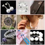 Giantree 20 Pcs 925 Sterling Silver Open Jump Rings, Jewelry Connecting Rings, Sizes 4mm, 5mm, 6mm, 7mm, 9mm, Round Clasps Suitable for DIY Earrings, Necklaces, Bracelets, and Repair Supplies