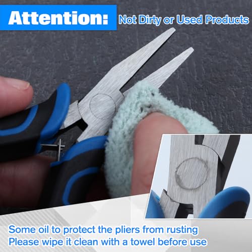 SPEEDWOX Flat Nose Pliers Smooth Jaw Pliers For Jewelry Making Precision Duck Bill Fine Plier Metal Bending Plier Wire Wrapping Wire Bending Straightening Ring Opening Jewelry Making Supplies - style: Flat Nose Pliers