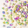 DAHI 170pcs 6 Styles Turquoise Turtle & Starfish Beads Summer Beach Ocean Animal Sea Life Loose Spacer Bead for Jewelry Making Beading Kit Bracelet Craft Supply (6 Strings) - color: Colorful sea star