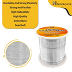 Tinned Copper Wire, 20 Gauge, 330Ft, 1Lb Spool, for Stained Glass, Crafting, Beading, Jewelry Making - size: 20 GA