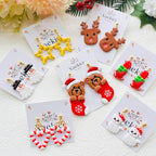 Holiday Theme Polymer Clay Cutters Set – Molds, Clay Cutters for Polymer Clay, Clay Earring Tools - color: I color