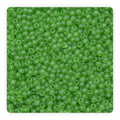 4mm Frosted Glass Seed Beads Bulk, 1000pcs Small Round Glass Bead Matte Loose Spacer Beads for Beading, Friendship Bracelet, Pendants, Key Chains, Necklaces, Hairpins, Grass Green