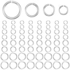 Beebeecraft 600Pcs 4/5/6/8mm 304 Stainless Steel Jump Rings Round Small Metal Open Jump Rings Silver O Chainmail Ring Connector for Jewelry Making Earring Bracelet Necklace Keychain DIY Craft - color: Stainless Steel Color