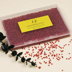 Seed Beads Red 200 Grams About 6500pcs, 3mm 8/0 Glass Craft for Making Earrings, Bracelets, Pendants, Waist Jewelry,DIY Handmade Seed Beads（Red Silver Lined ） - color: Red Silver Lined, size: 3mm