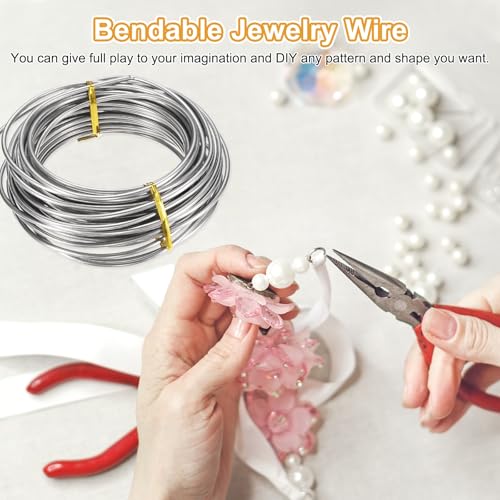 M METERXITY 9 Gauge Stainless Steel Craft Wire, 3.0mm 32.8 ft Bendable Floral Snare Wire for Jewelry Making/Sculpting/Armature Crafting/Floral Bonsai/DIY Crafts - size: 9 Gauge x 32.8 ft