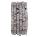 BEADIA Natural Spectrolite Spacer Beads Caps Loose Semi Gemstone for Beading Jewelry Making 4mmx2mm 38cm - color: Spectrolite, size: Round 4mm x 2mm