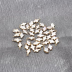 5 Pcs Natural Pearl Pendants Irregular Freshwater Pearl Pendant Charms for Jewelry Making Necklace Bracelet DIY Gift - color: cross